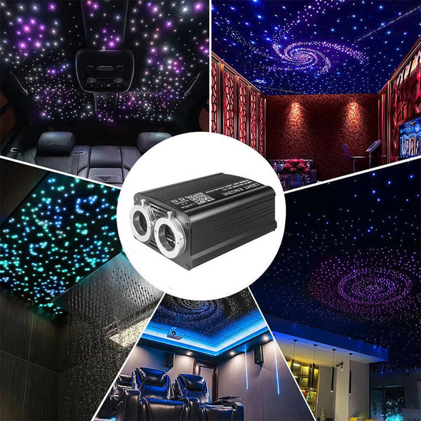1000PCS LED Fiber Optic Kit Car Starlight Headliner Ceiling Light Home Decor New