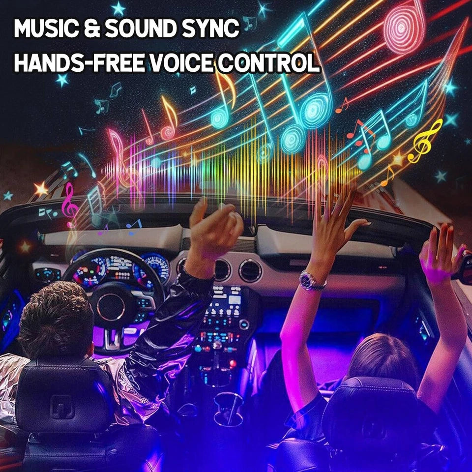 500PCS RGB Star Light Kit Home Headliner Starlights Roof Ceiling Lights w/Remote