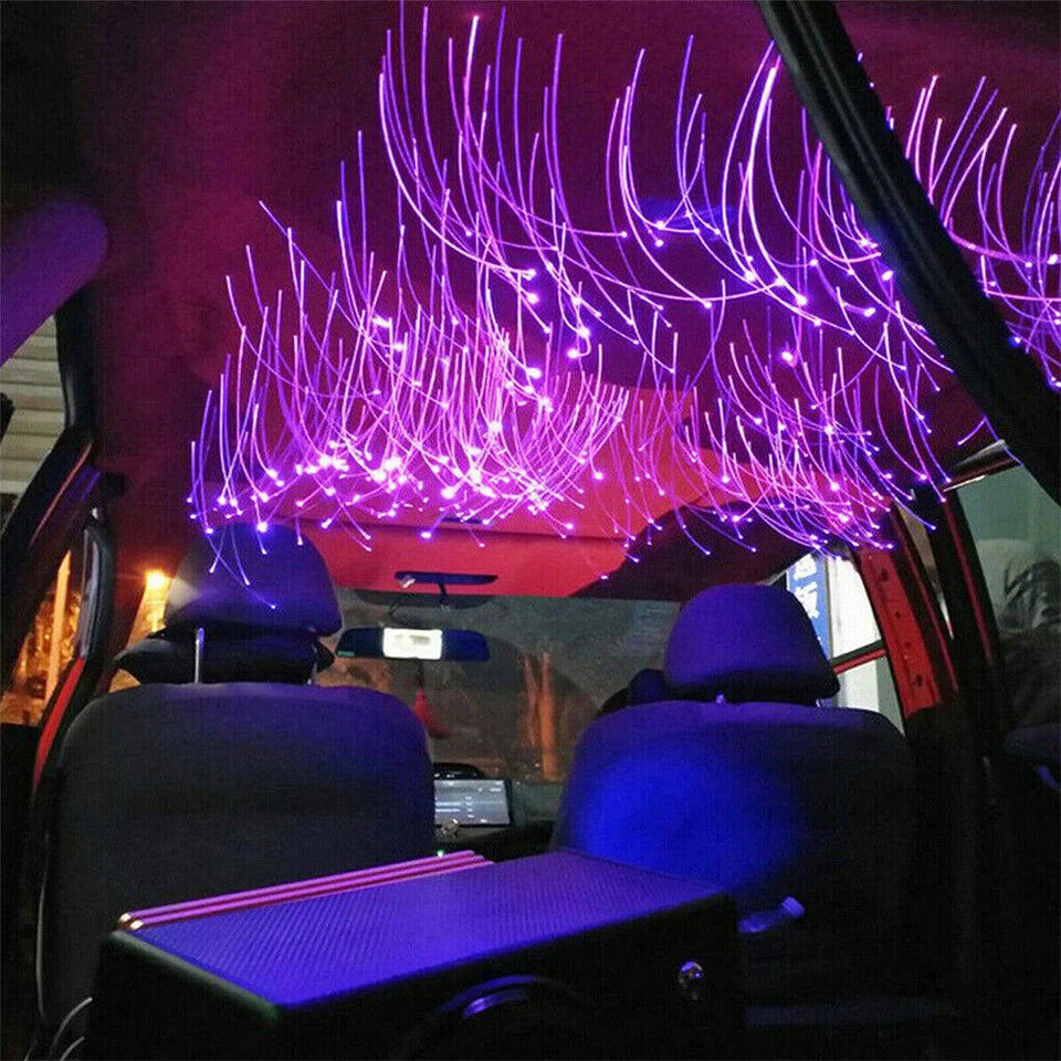 1000PCS LED Fiber Optic Kit Car Starlight Headliner Ceiling Light Home Decor New